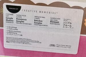 Creative Memories - Simple Blooms Border Kit Die Cuts